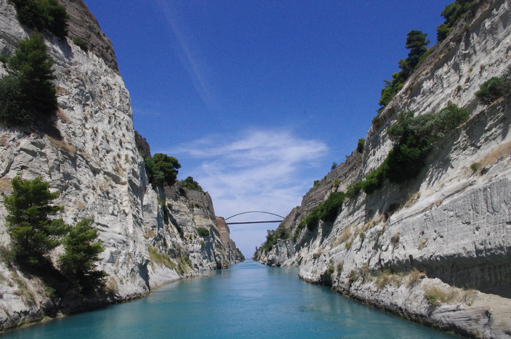 Corinth Canal crossing