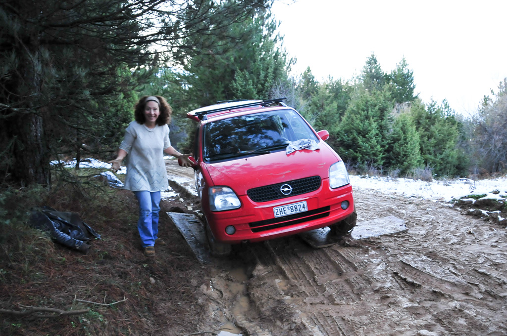 Mud therapy in the Peloponnesian mountains
