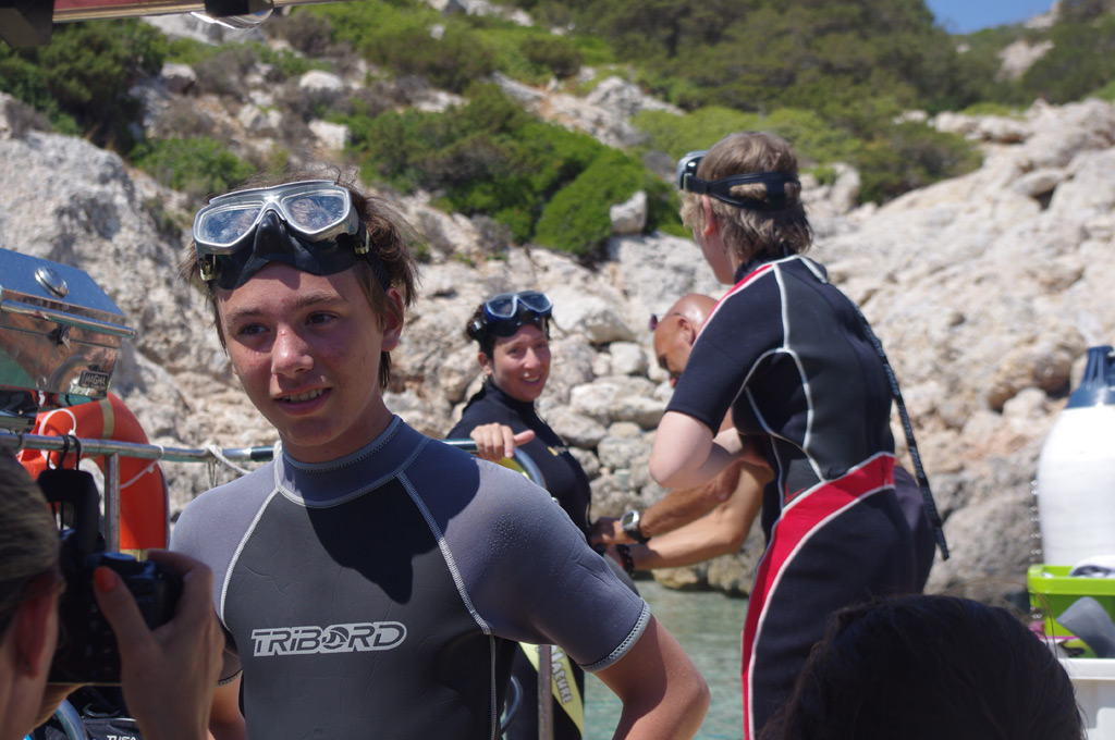 Scuba diving in the Saronic Gulf