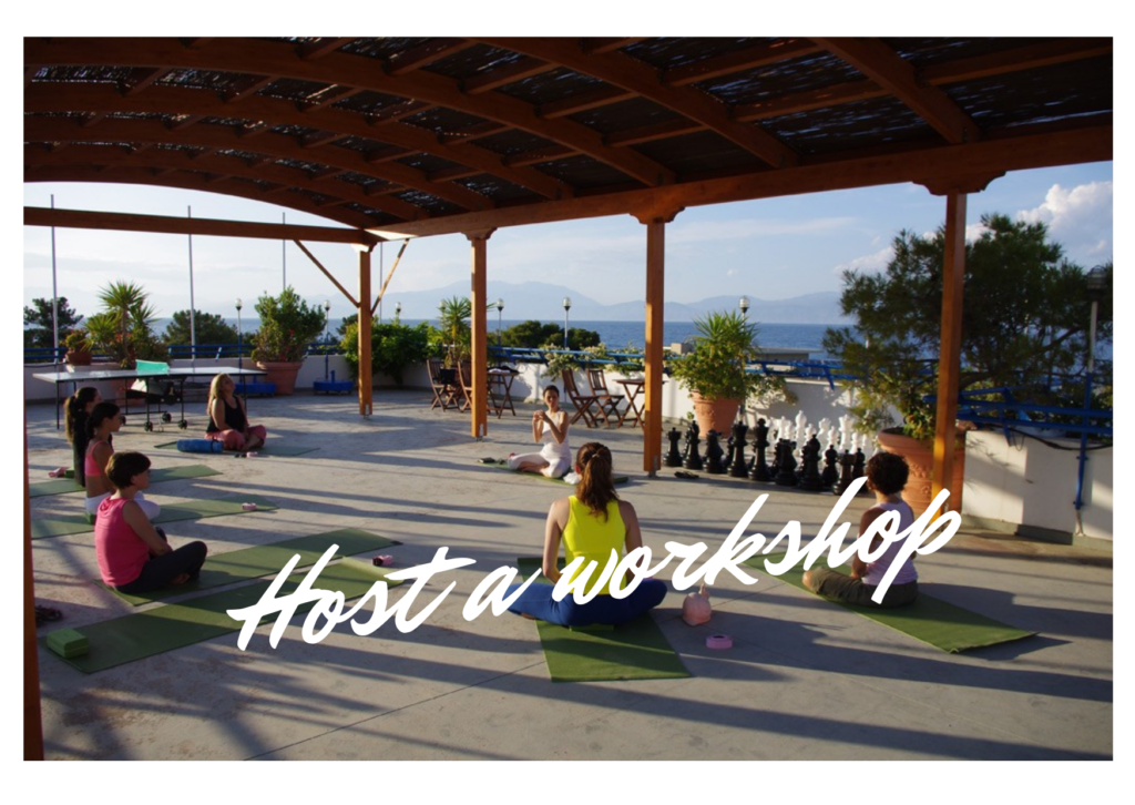 host a workshop in greece