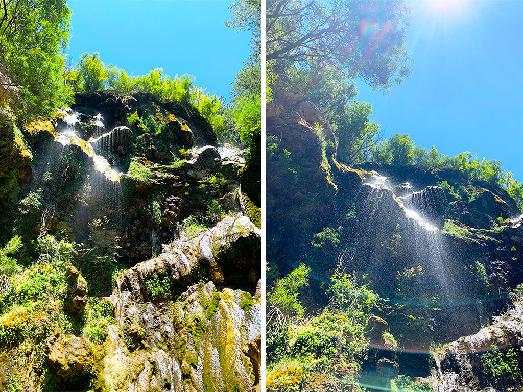 waterfall in tarsos corinthia