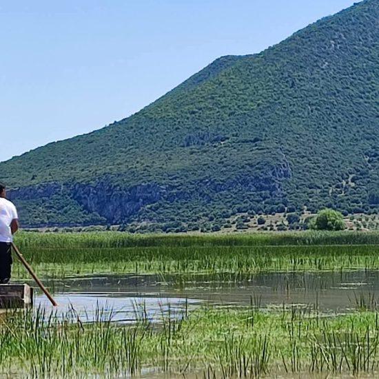Boating on Lake Stymphalia