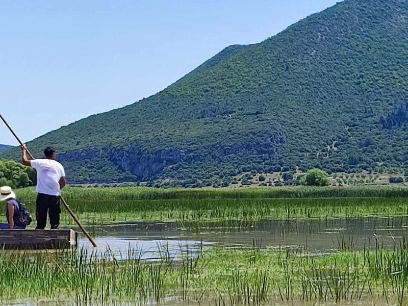 Boating on Lake Stymphalia