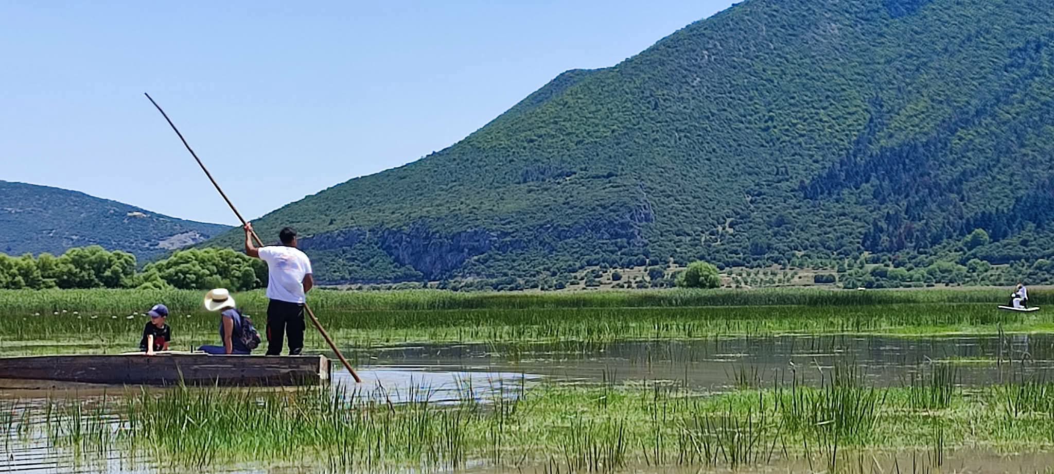 Boating on Lake Stymphalia