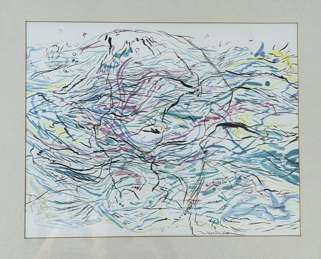 Painting inspired by our area by Thalia Raftopoulou.