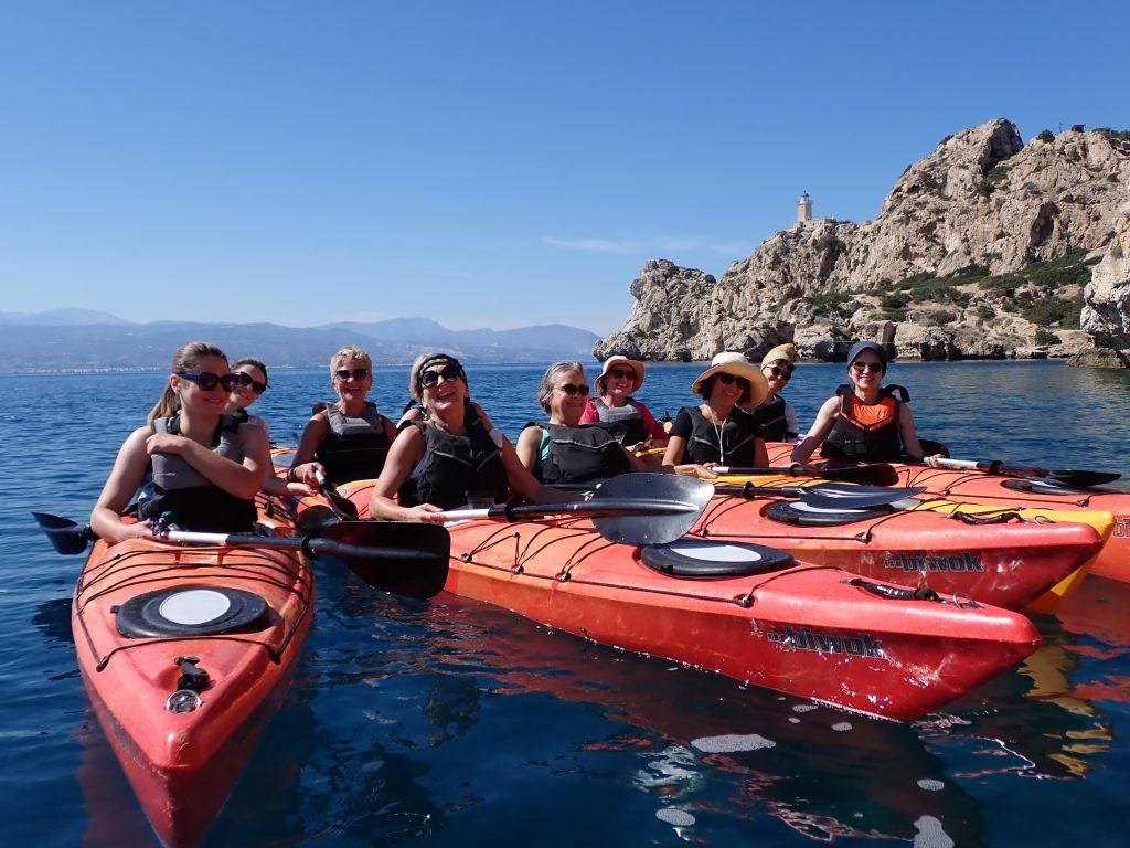 Sea kayak in the Gulf of Corinth.