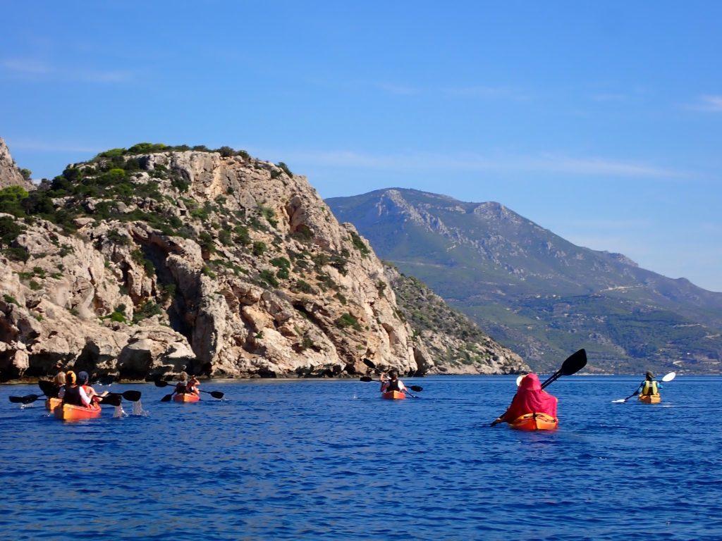 Sea kayak in the Gulf of Corinth.