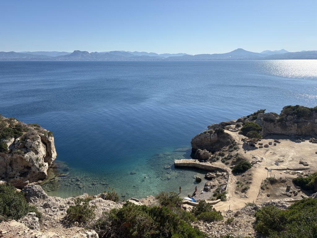 Sea kayak in Lake Vouliagmeni, Corinthia.